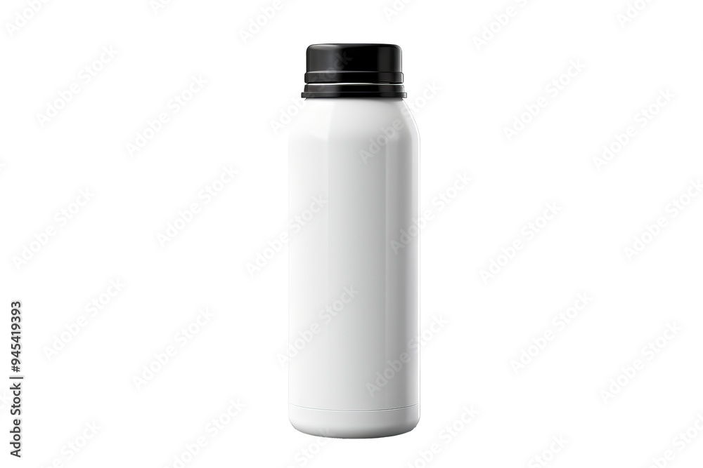 High-resolution stainless steel thermos isolated on transparent background for versatile beverage storage and outdoor adventure gear in professional product design projects. High-resolution stainless steel thermos isolated on transparent background for versatile beverage storage and outdoor adventure gear in professional product design projects.