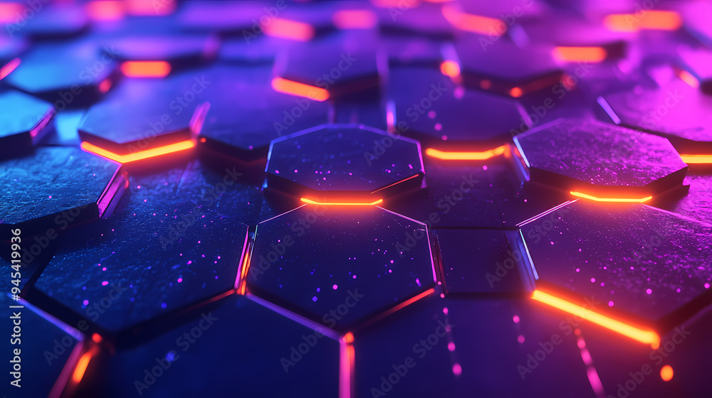 Abstract background with hexagonal structure Abstract background with hexagonal structure