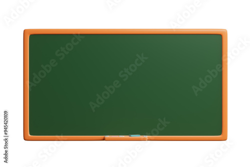 3d rendering cartoon school classroom 