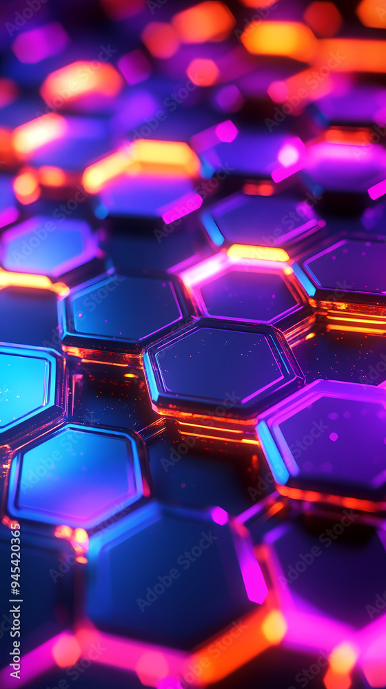 Abstract background with hexagonal structure Abstract background with hexagonal structure