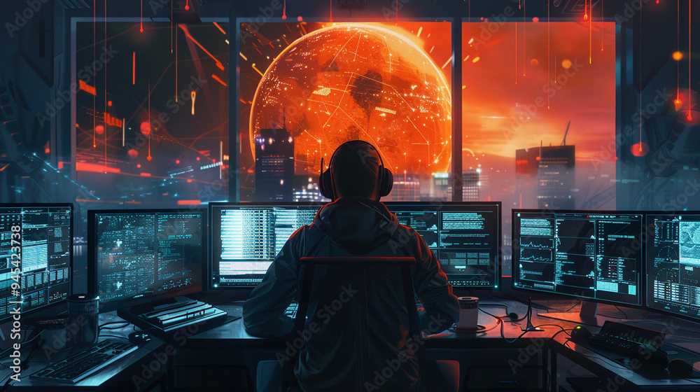 internet of things cyber security protection private server database hacker background internet of things cyber security protection private server database hacker background