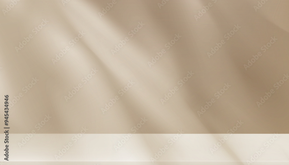 Background Beige Wall with Shadow,Light.Studio Room and 3d Podium for Cosmetic Product,White light on Empty Interior Kitchen.Backdrop Banner Cream Color with Blur Sunlight Texture on Floor Background Beige Wall with Shadow,Light.Studio Room and 3d Podium for Cosmetic Product,White light on Empty Interior Kitchen.Backdrop Banner Cream Color with Blur Sunlight Texture on Floor