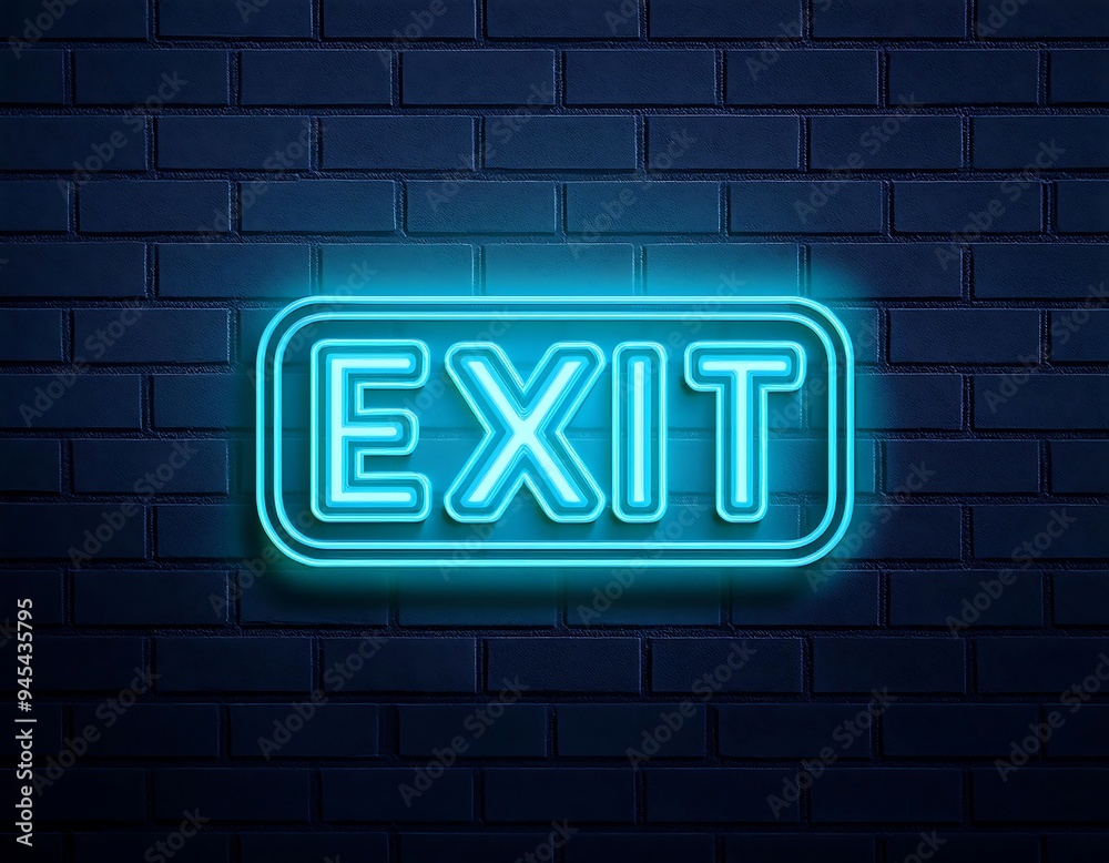 vector realistic isolated neon sign exit logo template decoration display wall background vector realistic isolated neon sign exit logo template decoration display wall background