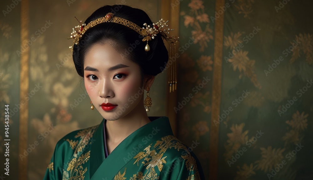 Elegant Traditional Portrait of Beauty Elegant Traditional Portrait of Beauty