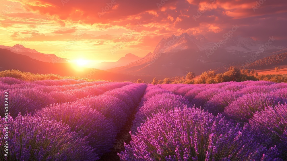 Provence Lavender Fields Summer