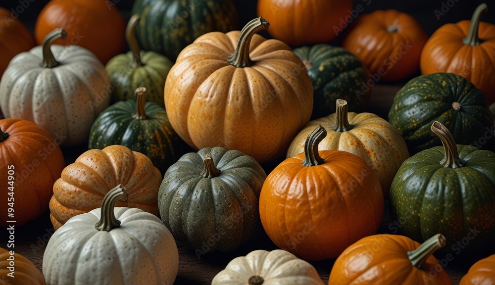Colorful Autumn Pumpkin Collection Colorful Autumn Pumpkin Collection