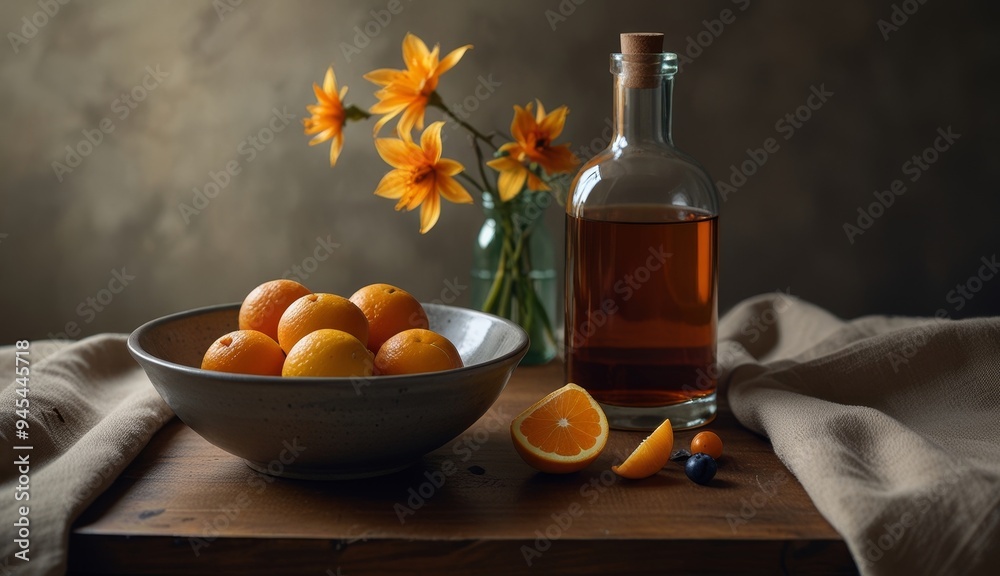 Citrus Still Life Arrangement Citrus Still Life Arrangement