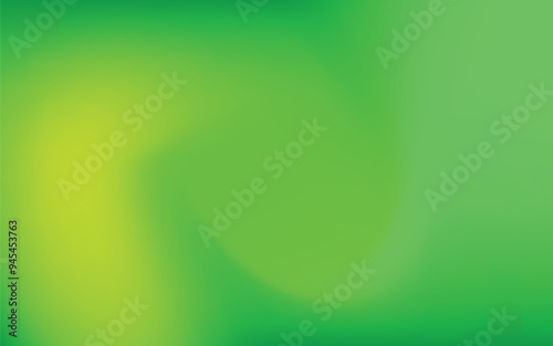 Abstract colorful liquid mesh gradient background. Green, yellow. Smooth backdrop vivid color. Modern design template for flyer, poster, website, cover, etc