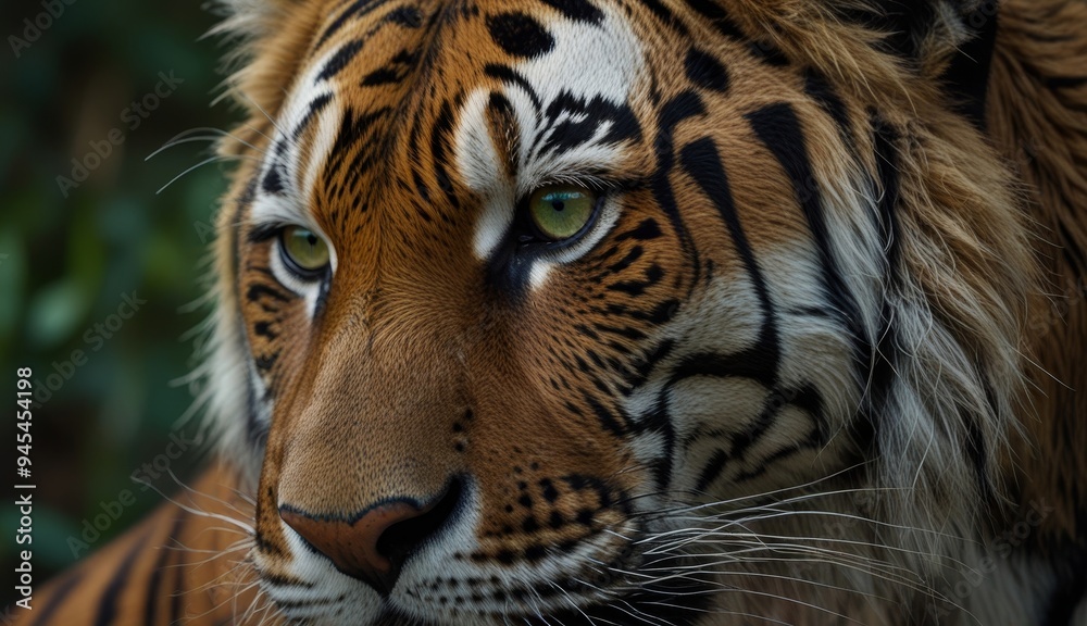 Fototapeta premium Majestic Tiger in Natural Habitat