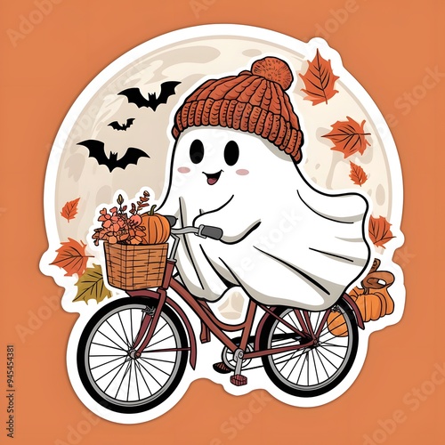 halloween ghost design photo