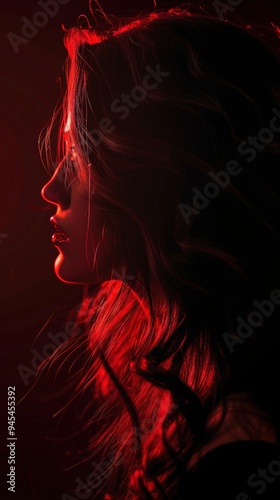 Captivating Portrait of a Mysterious and Alluring European Woman
