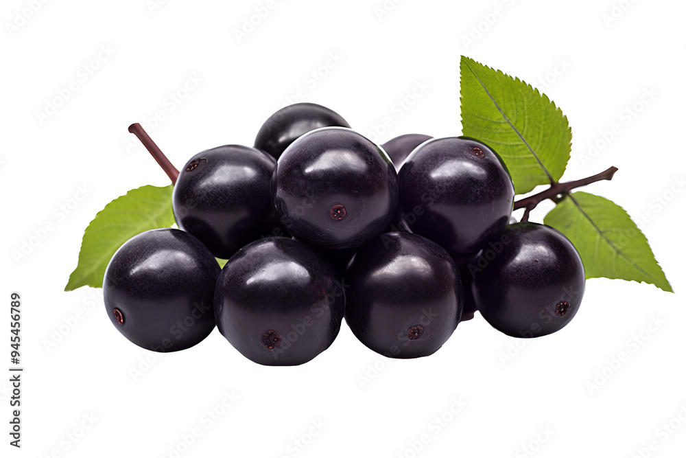 Elderberry berries and leaves isolated on transparent background for herbal medicine, organic health products, and culinary ingredients in high-resolution PNG format Elderberry berries and leaves isolated on transparent background for herbal medicine, organic health products, and culinary ingredients in high-resolution PNG format