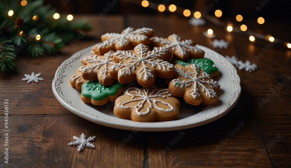 Festive Gingerbread Cookie Display Festive Gingerbread Cookie Display