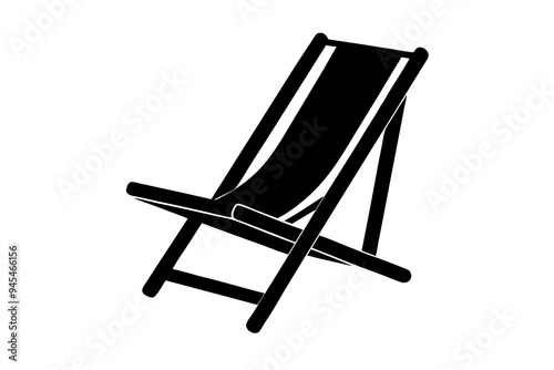 beach chair summer vector illustration 