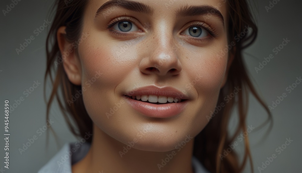 Radiant Smile of a Young Woman