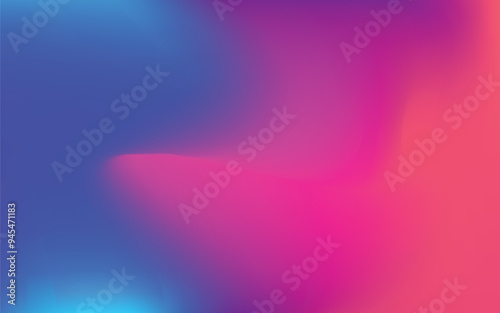 Abstract colorful liquid mesh gradient background. Pink, blue and purple. Smooth backdrop vivid color. Modern design template for flyer, poster, website, cover, etc