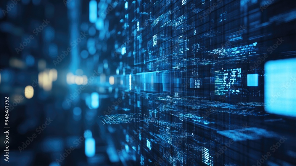 Abstract background featuring business science and computer technology themes created through 3D rendering techniques Abstract background featuring business science and computer technology themes created through 3D rendering techniques