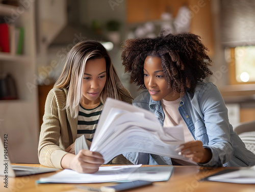 Young businesswoman analyzing charts on her laptop to monitor the performance of her investments.