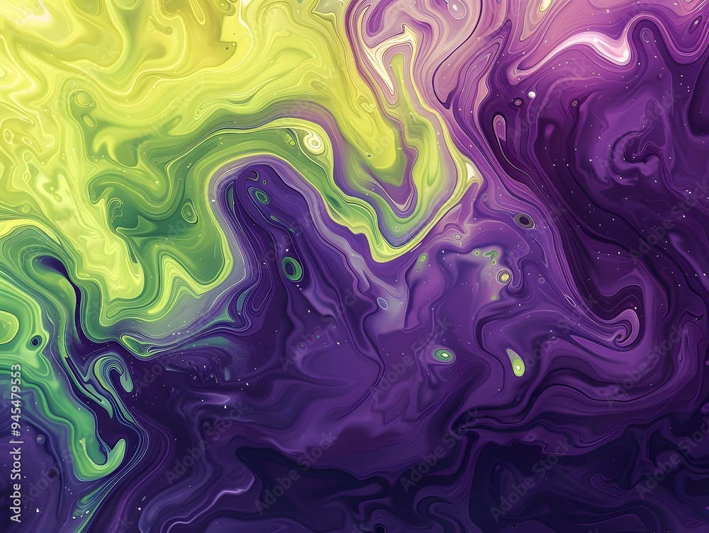 Illustration of A trendy and abstract gradient from electric violet to bright lime, featuring swirling patterns and a sense of movement and fluidity. Ai Generate.
Illustration of A trendy and abstract gradient from electric violet to bright lime, featuring swirling patterns and a sense of movement and fluidity. Ai Generate.