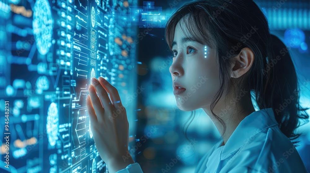 Scientists are using AI to analyze large amounts of data to find new ways to solve global problems such as climate change or hunger. Generative AI.