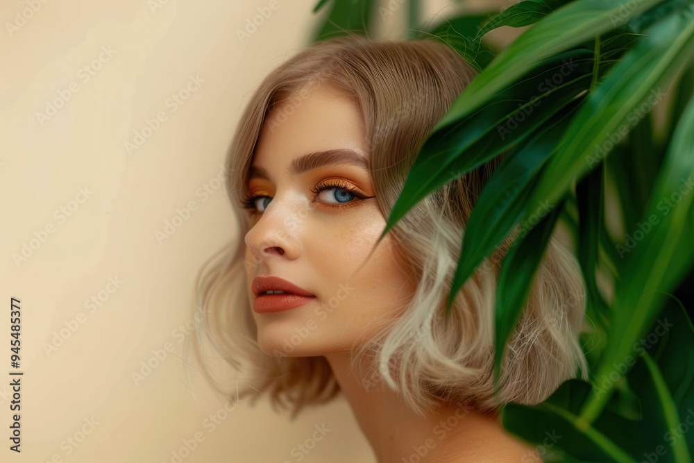 Beautiful woman with natural make-up Beautiful woman with natural make-up Beautiful woman with natural make-up Beautiful woman with natural make-up