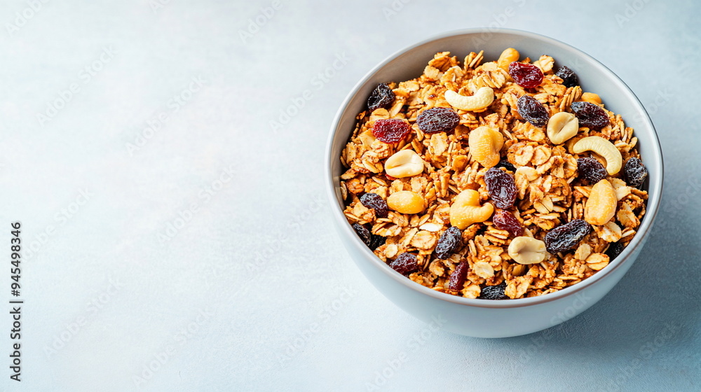 Granola Bowl with Nuts. Granola Bowl with Nuts.