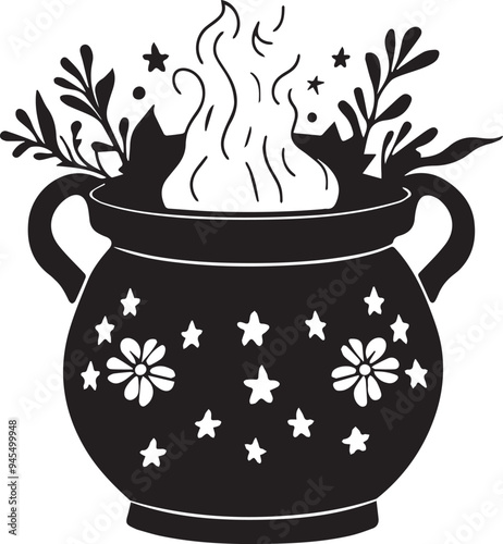 illustration of a cauldron