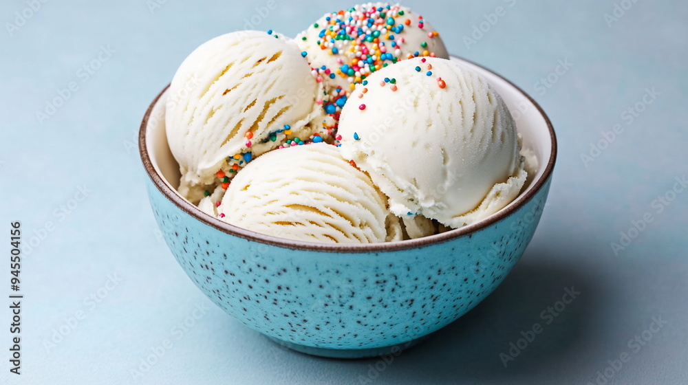 Vanilla Ice Cream Bowl. Vanilla Ice Cream Bowl.