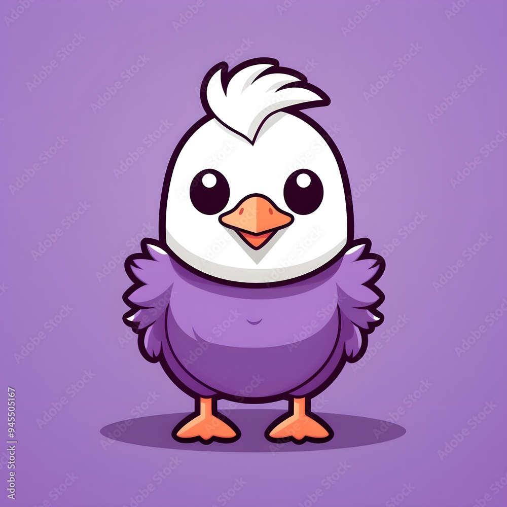 CUTE ANIMAL CARTOON VECTOR ILLUSTRATION A HEN CUTE ANIMAL CARTOON VECTOR ILLUSTRATION A HEN