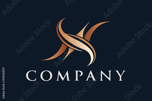 An elegant logo for the company with a refined 