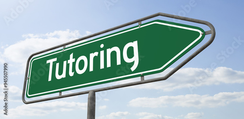 Arrow Signpost - 3d rendering - Tutoring