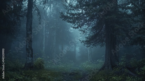 Mysterious Forest Path