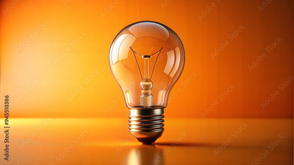 bulb on orange background. 3D rendering copy space for text
bulb on orange background. 3D rendering copy space for text