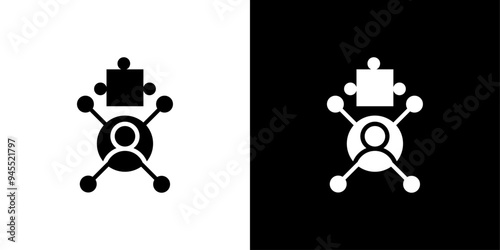 Complexity icon logo set vector