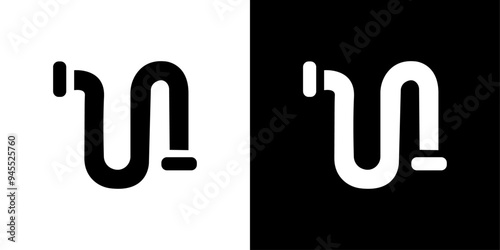 pipe icon logo set vector