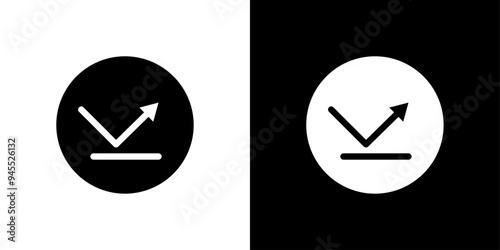 rebound icon logo set vector