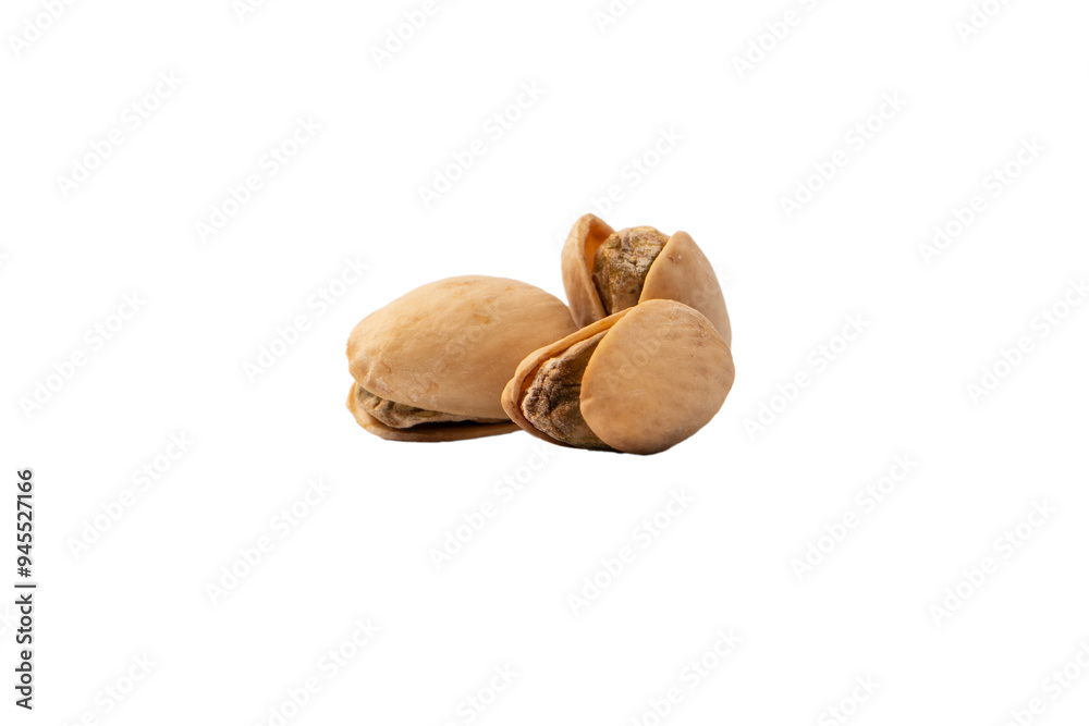 Tasty pistachios isolated on a white background. Tasty pistachios isolated on a white background.