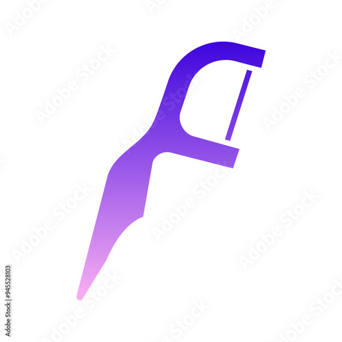 floss and tooth