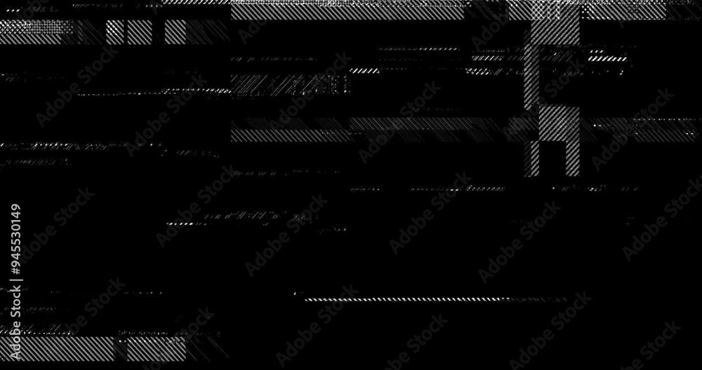 abstract background realistic flickering, analog vintage TV signal with bad interference