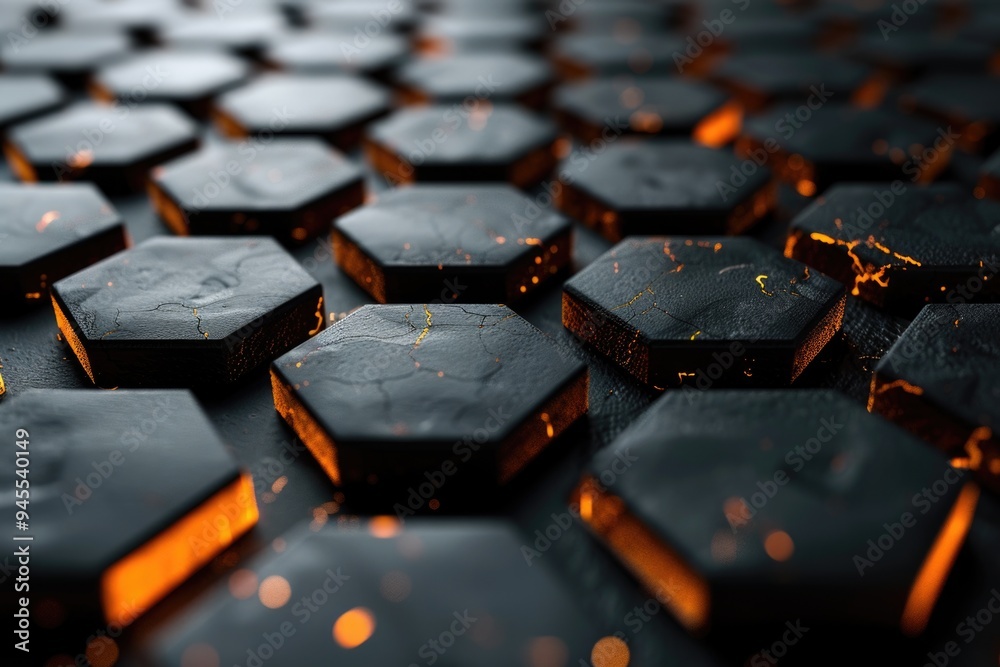 A close-up shot of a computer keyboard with glowing keys, ideal for use in tech-related projects or designs