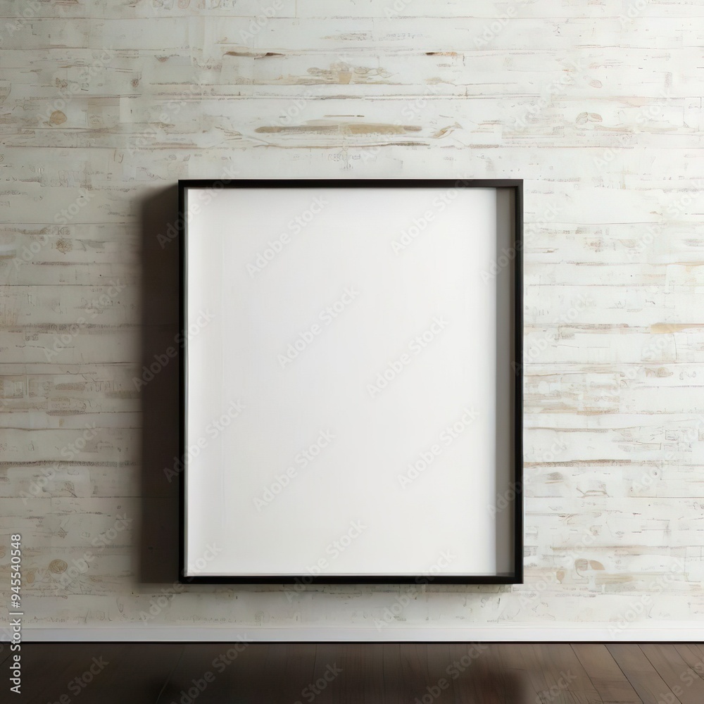 Minimalist frame mockup, a black frame against a textured, neutral wall. for poster, artwork or photography with a modern, rustic twist. poster mockup Minimalist frame mockup, a black frame against a textured, neutral wall. for poster, artwork or photography with a modern, rustic twist. poster mockup