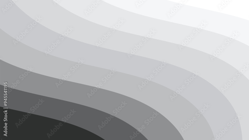 Grey wave paper cut abstract background vector image for backdrop or presentation Grey wave paper cut abstract background vector image for backdrop or presentation