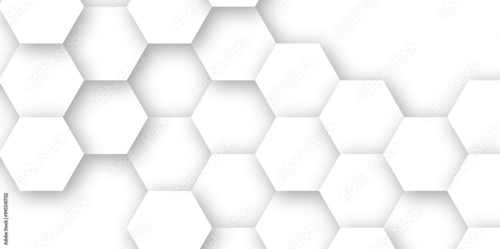 3d white hexagon empty background fresh blocks vector background 3d white hexagon empty background fresh blocks vector background