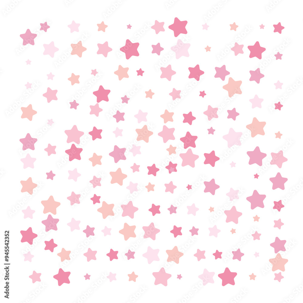 Pink vector confetti with stars, decoration for wedding banners or birthday card. Pink vector confetti with stars, decoration for wedding banners or birthday card.