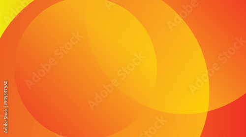 Abstract yellow and orange gradient background with overlapping circles creating a vibrant and modern design