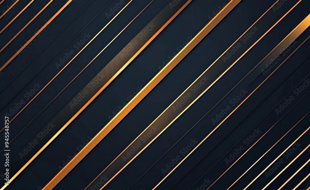 Dark background with golden lines in the form of squares and straight lines. Dark background with golden lines in the form of squares and straight lines.