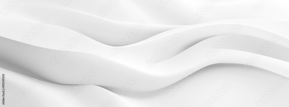 Abstract white background with soft wave lines for presentation design. Abstract white background with soft wave lines for presentation design.