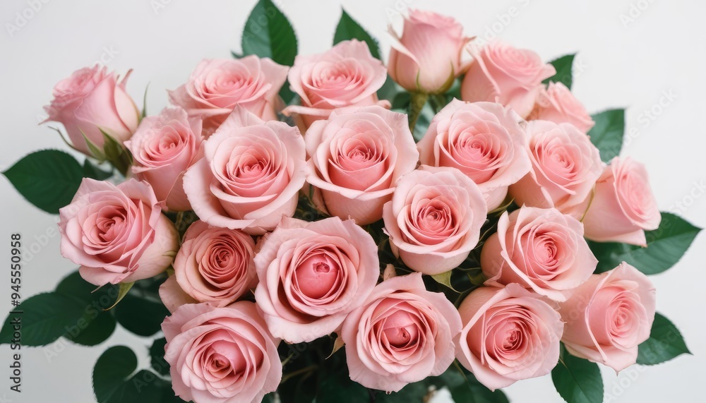 Red roses on the right side of a white background, create an elegant and romantic. Red roses on the right side of a white background, create an elegant and romantic.