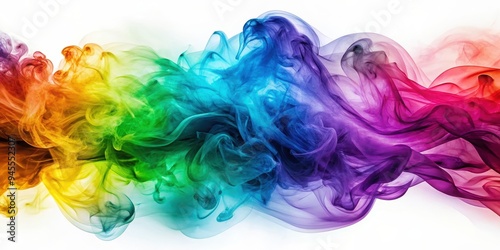 Abstract background of colorful smoke swirls , smoke, art, background, abstract, colorful, vibrant, swirls, artistic, design