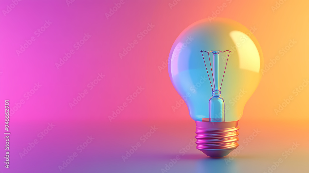 Abstract background with glowing light bulbs Abstract background with glowing light bulbs